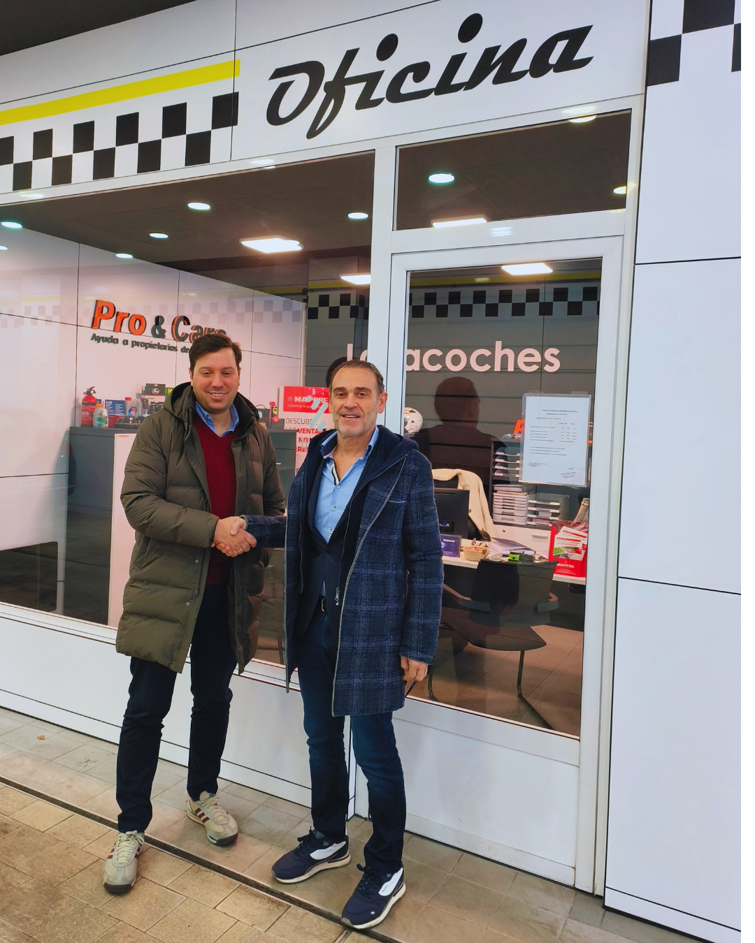 Íñigo Juez y Agustin Cañete, CEOS de Gestalde y Pro&Cars, respectivamente